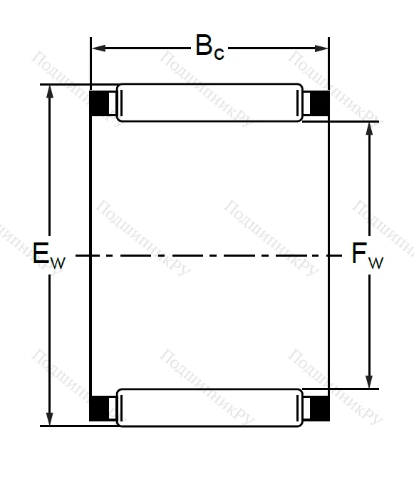 Подшипник K 46x62x29.8 (KT) в Уфе