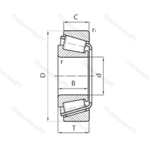 Подшипник роликовый радиально-упорный BT 1B 328286/Q