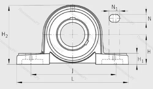 Подшипниковый узел UCP 206 J 7 в Уфе
