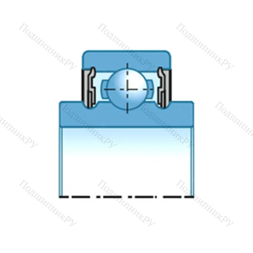 Подшипник шариковый радиальный DG 358028W 2RSHR 4C 4