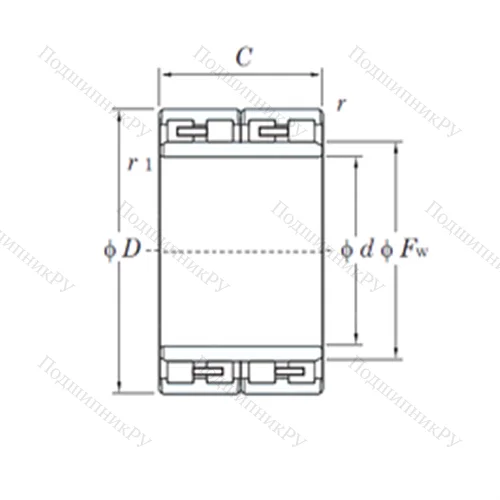 Подшипник роликовый радиальный 313924