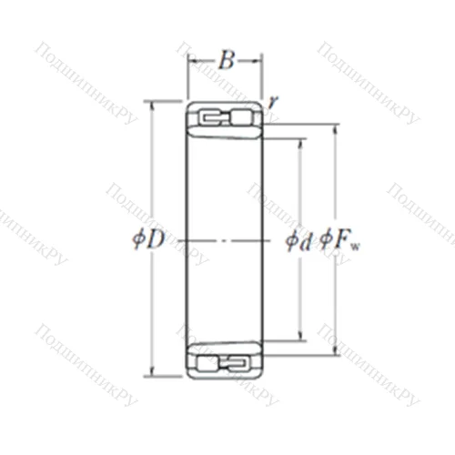 Подшипник роликовый радиальный NNU 4960 K