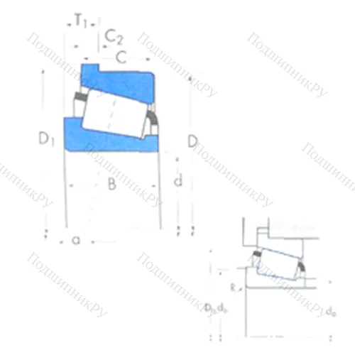 Подшипник роликовый радиально-упорный 56425/56650B от производителя  TIMKEN