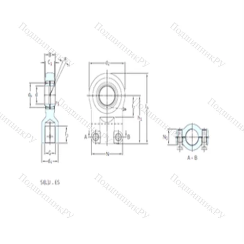 Подшипник скольжения сферический SILR 50ES
