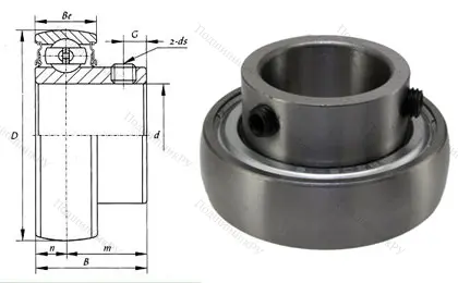 Корпусный подшипник SB 203 в Уфе