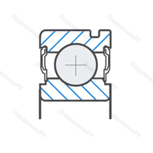 Подшипник шариковый радиальный AB 12202