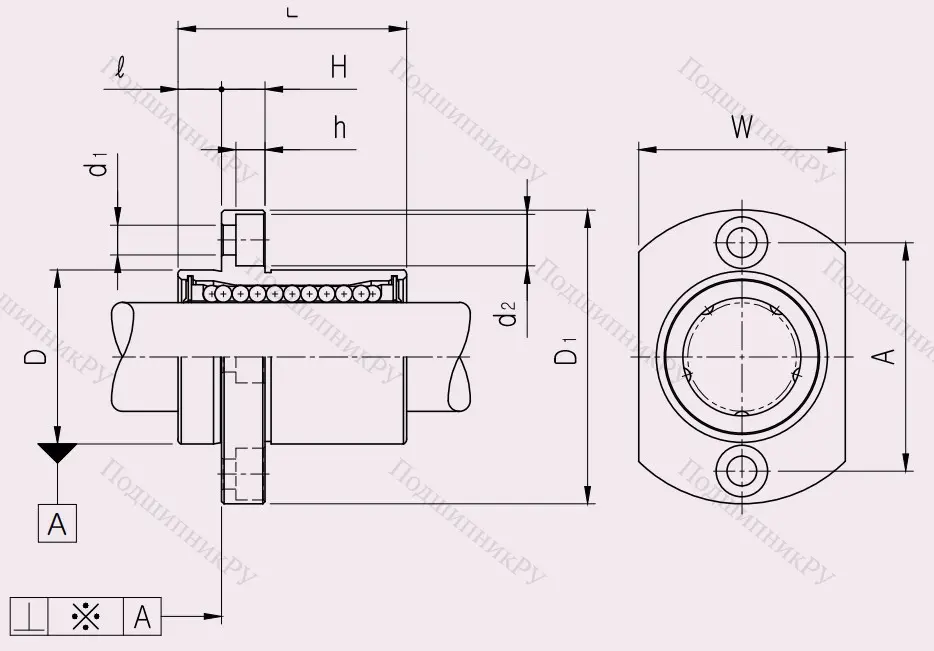 Подшипник LMH 10 UU в Уфе