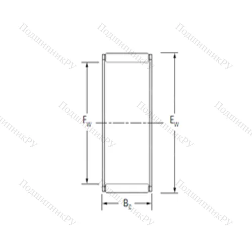 Подшипник игольчатый радиальный K 20X 24X 14