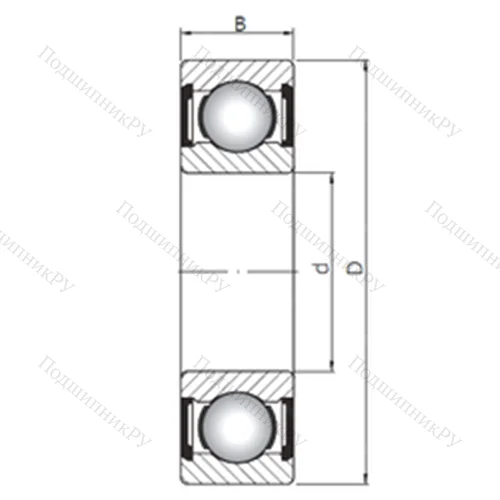 Подшипник шариковый радиальный 61802 ZZ от производителя  CX