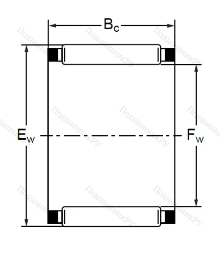 Подшипник K 60x68x27 (KT) в Уфе
