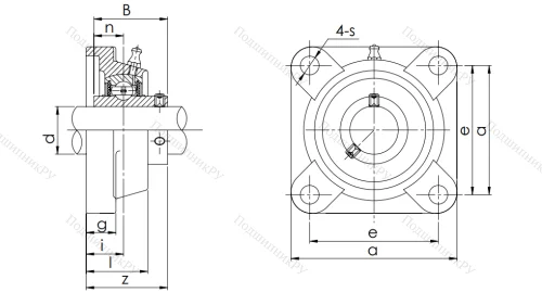 Подшипниковый узел UCF 210 Q в Уфе Подшипниковый узел UCF 210 Q в Уфе