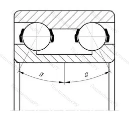 Подшипник 3316 ZZ размер 80x170x68,3 от производителя  SKF Подшипник 3316 ZZ размер 80x170x68,3 от производителя  SKF