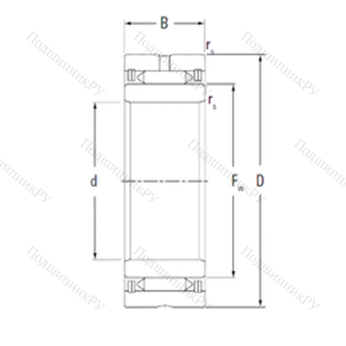 Подшипник игольчатый радиальный NA 3100 от производителя  KOYO