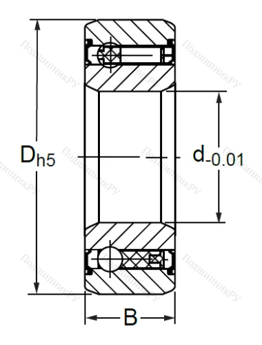 Подшипник обгонной муфты  CSK 17 2RS в Уфе