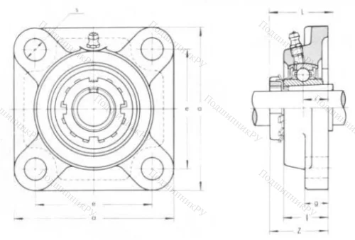 Подшипниковый узел UKF 210 в Уфе