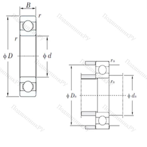 Подшипник шариковый радиальный 160/500 от производителя  KOYO