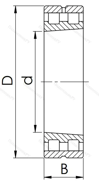 Двухрядный роликовый подшипник 3182112 Л (NN 3012 MK) в Уфе