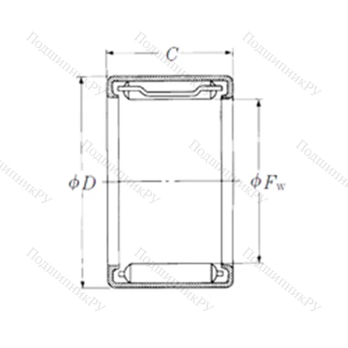 Подшипник игольчатый радиальный FJL-1420L от производителя  NSK