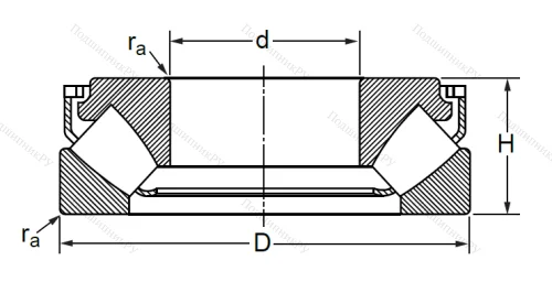 Упорный роликовый подшипник 29418 M (9039418 Л ГОСТ) в Уфе