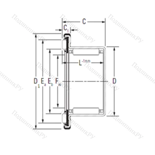 Подшипник комбинированный RAXF 712 от производителя  KOYO