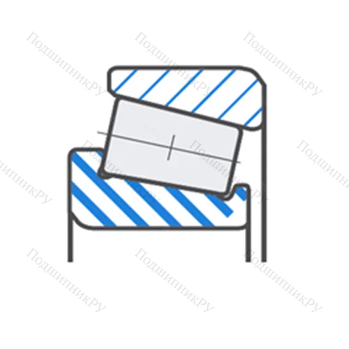 Подшипник роликовый радиально-упорный 38KW 01CG