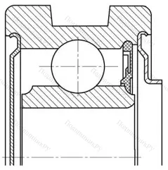 Модификация подшипника 70-140804АС17 размер 20x56x25
