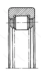 Модификация подшипника 1311 размер 55x120x29 от производителя  CRAFT