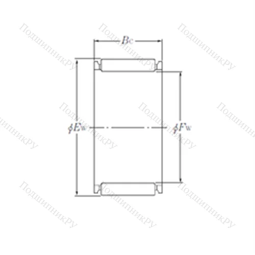 Подшипник игольчатый радиальный K 12?18?12