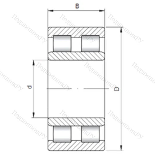 Подшипник роликовый радиальный NNU 6020 V от производителя  CX
