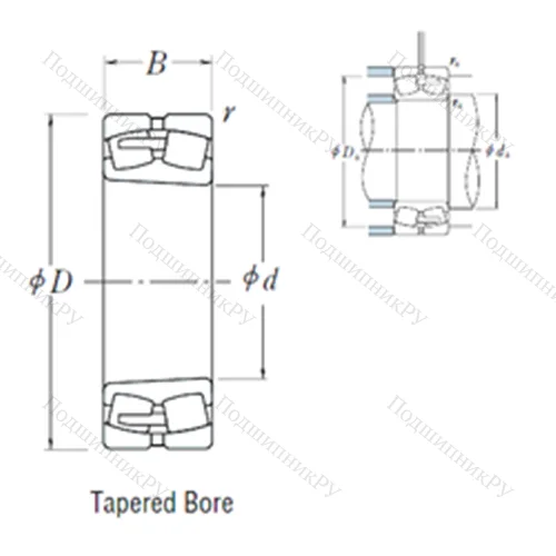 Подшипник роликовый радиальный самоцентрирующийся 23276CAKE 4