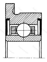 Подшипник WOBF 93ZZST размер 9,525x22,2/24,6x7,144 от производителя  KOYO