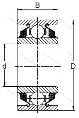 Радиальный шариковый подшипник W 210 PP 2 в Уфе