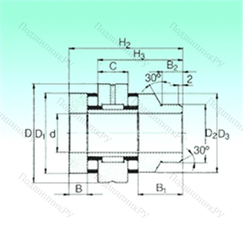 Подшипник комбинированный ZARN 4090 L TN от производителя  NBS