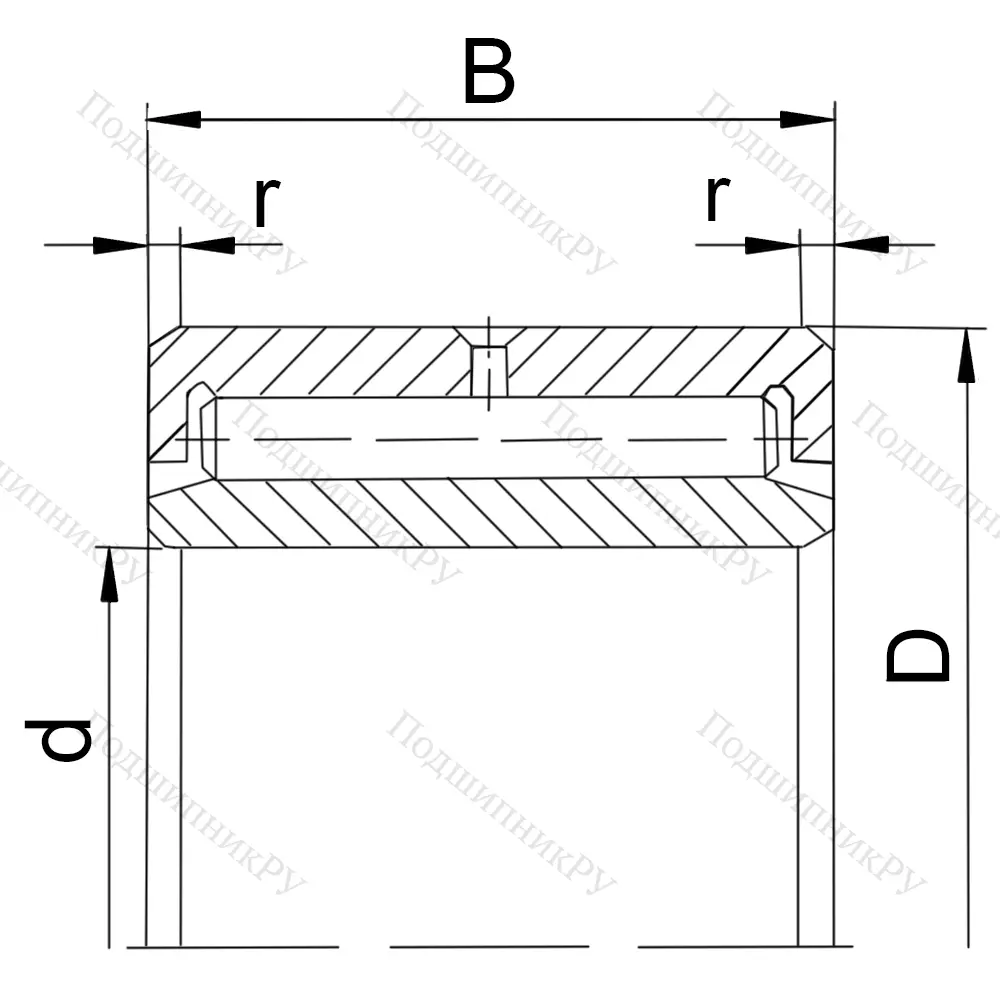 Подшипник NAV 4005 (4074105 ГОСТ) в Уфе