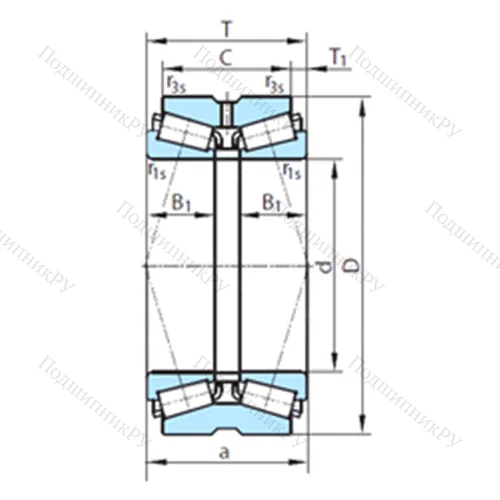 Подшипник роликовый радиально-упорный PSL 610-23 от производителя  PSL Подшипник роликовый радиально-упорный PSL 610-23 от производителя  PSL