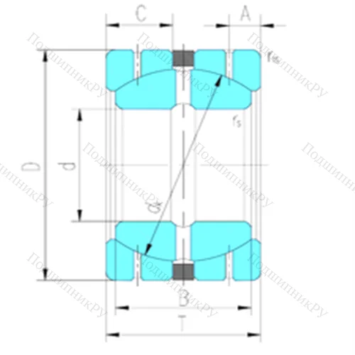 Подшипник скольжения сферический GEGZ 63HS/K от производителя  LS