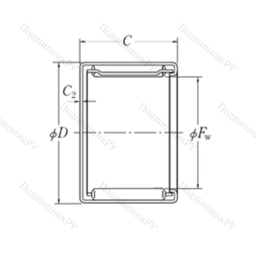 Подшипник игольчатый радиальный MFJ-1010 от производителя  NSK