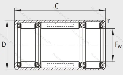 Подшипник обгонной муфты обгонная муфта HFL 1626-L 564 в Уфе
