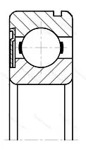 Подшипник  150302 (6302-ZN) размер 15x42x13