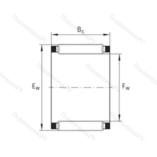 Подшипник игольчатый радиальный K 75X 81X 30 от производителя  INA