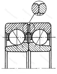 Подшипник  336214 размер 70x125x48 от производителя  ГПЗ-2
