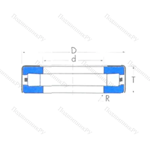 Подшипник роликовый упорный T 83W от производителя  TIMKEN
