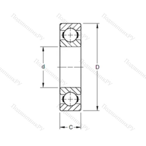Подшипник шариковый радиальный XLS 60K 2 от производителя  TIMKEN