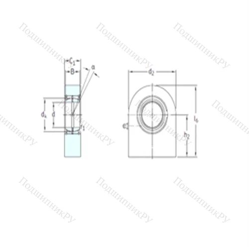 Подшипник скольжения сферический SCF 70ES от производителя  SKF