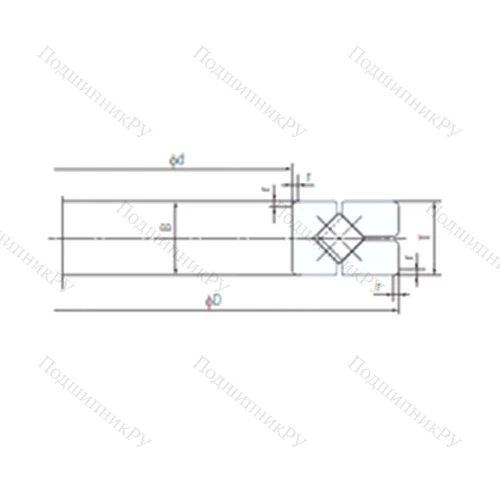 Подшипник роликовый упорно-радиальный 200XRGV 028 от производителя  NACHI