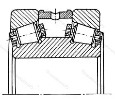 Подшипник  847156 размер 280x420x129/130 от производителя  ГПЗ-9