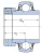 Корпусный подшипник YEL 209-112-2F в Уфе