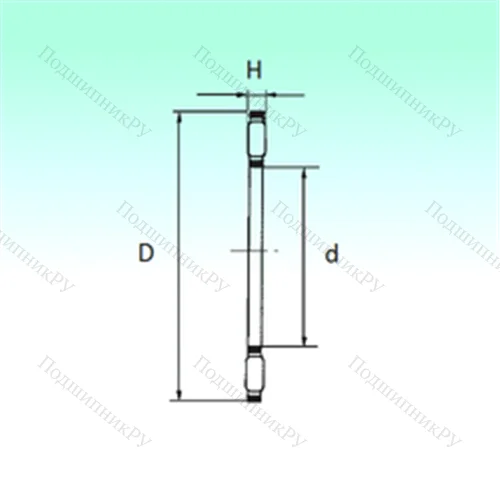 Подшипник игольчатый упорный AXK 0619 TN от производителя  NBS