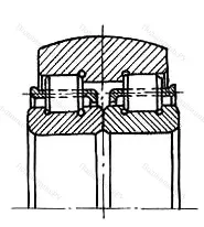 Подшипник  982807 размер 35x77,1x38,5 от производителя  МПЗ