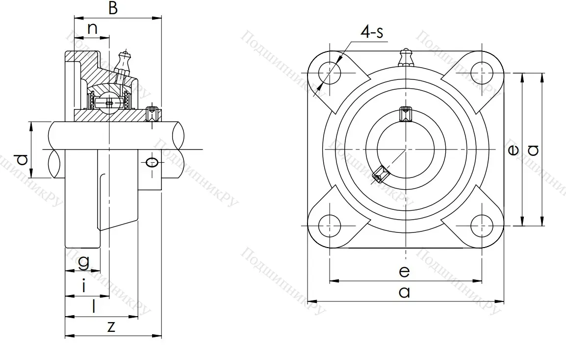 Подшипниковый корпус  F 208 в Уфе